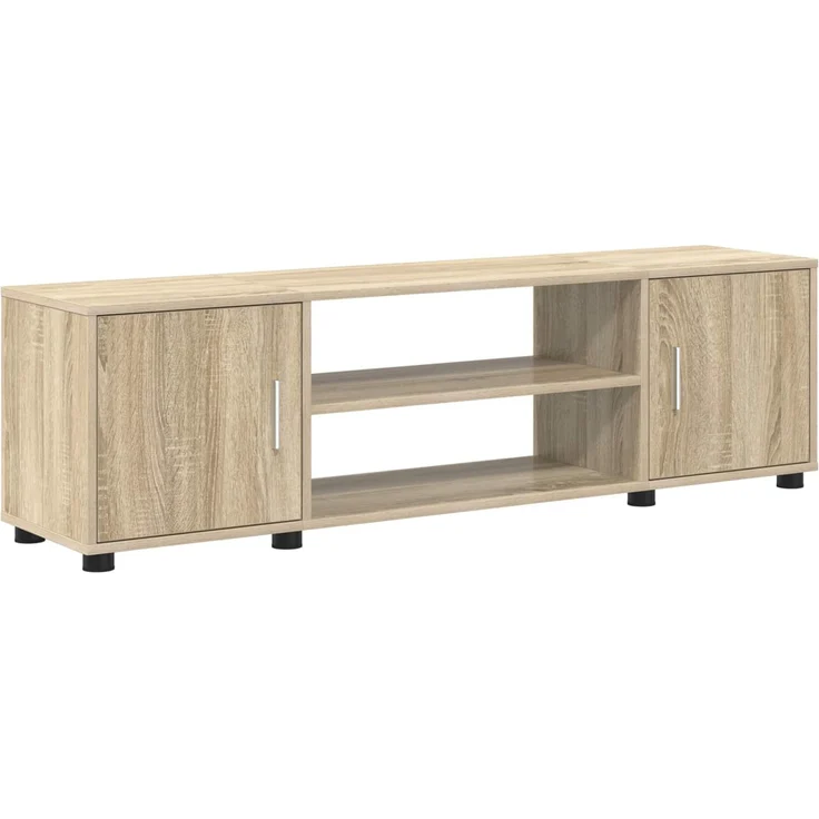 vidaXL TV-Schrankset 140 x 40 x 33 cm Sonoma-Eiche 3397898 – Bild 6