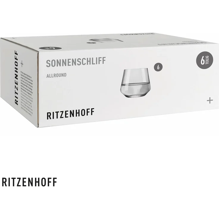 Ritzenhoff Sonnenschliff ALLROUNDGLAS-SET H24 RDT 2024 / Wassergläser 6er Set / Whiskygläser – Bild 5