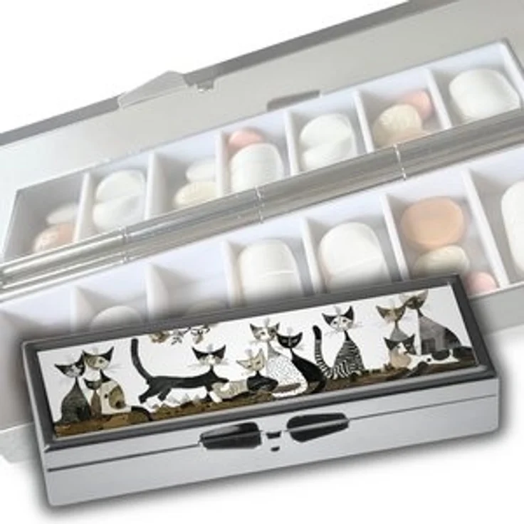 MediMuc Pillendose für 7 Tage von Fridolin - mit Spiegel - Modellauswahl, Tablettendose, Pillendose, Tabletten Organizer, Tabletten Dose – Bild 6