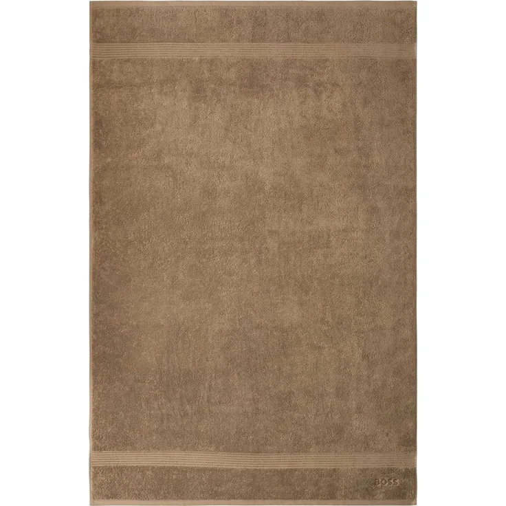 BOSS Badetuch - LOFT, Duschtuch, Baumwolle Braun 100x150 cm