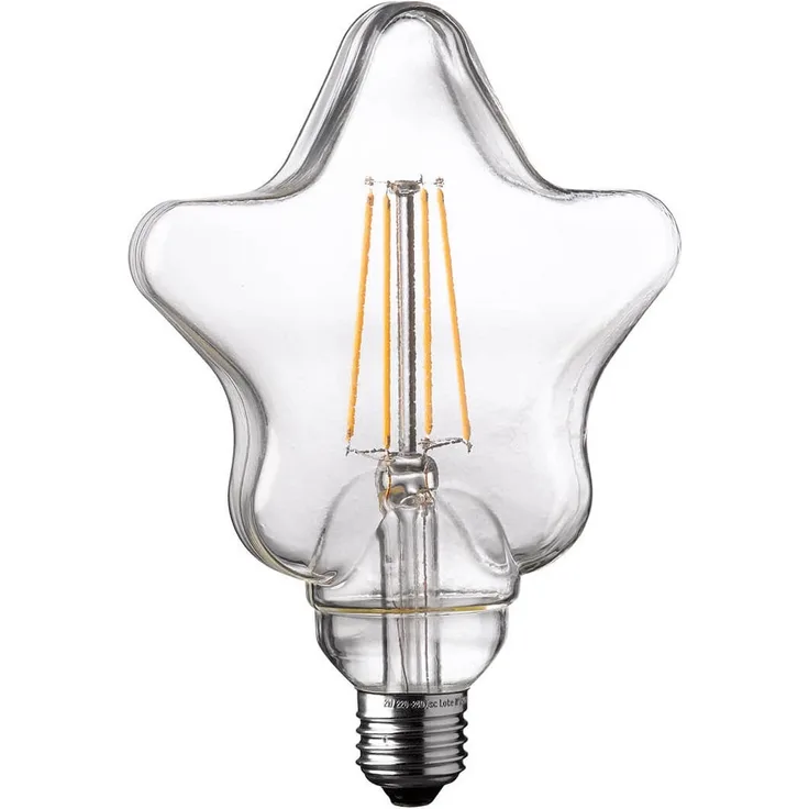 E27 Filament LED Stern - 4 Watt, 300 Lumen, warmweiß - nicht dimmbar