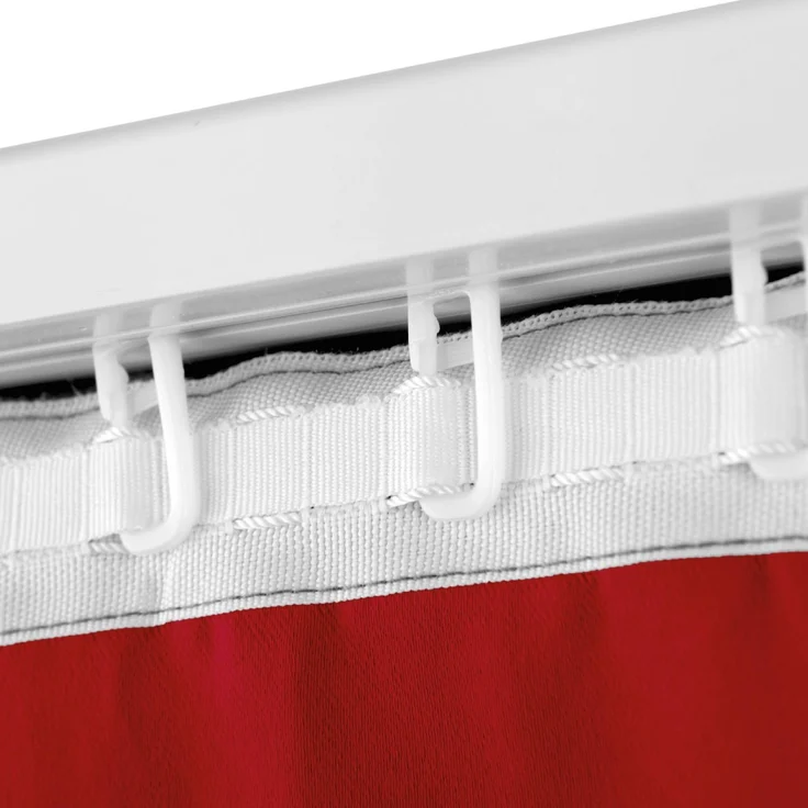 Verdunkelungsgardine Universalband Shadow 135x175 cm Rot – Bild 6