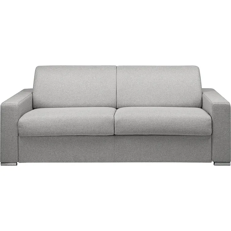 Vente-unique - CALITO Sofa Stoff Grau - B 223 cm94 cm x H 85 cm x L 214 cm – Bild 2