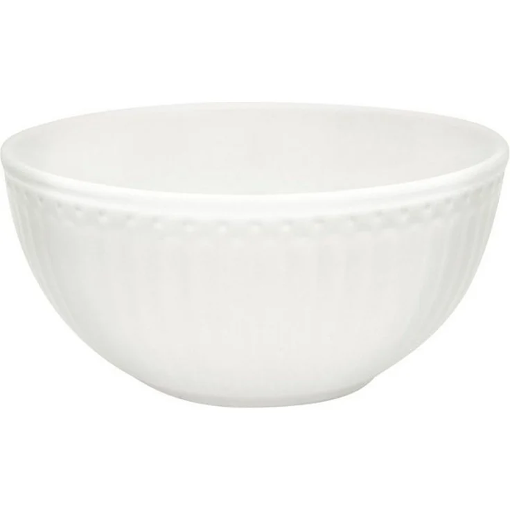 Greengate Müslischale Alice Müslischale white 14 cm, Steinzeug, (Schüsseln & Schalen) – Bild 4