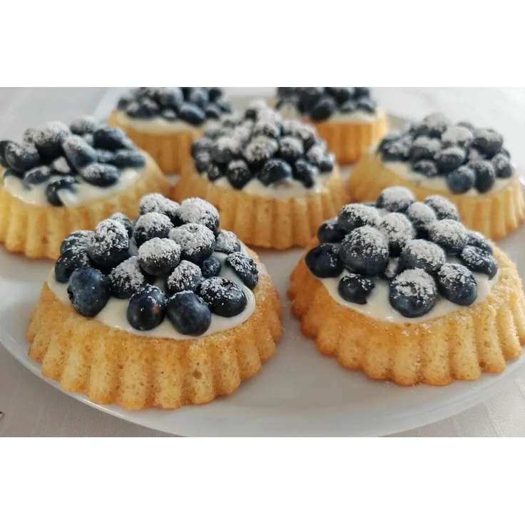 Schneider GmbH Backform Quicheform Kuchenform Obstkuchenform Boden herausnehmbar Rund gewellt, (6-tlg) – Bild 3