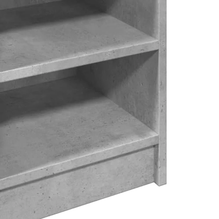vidaXL Waschbeckenunterschrank Betongrau 90x29x55 cm Holzwerkstoff 848125 – Bild 6