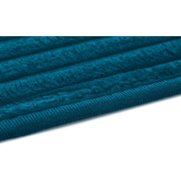 Gözze Badematte Berlin, Höhe 7 mm, rutschhemmend beschichtet, fußbodenheizungsgeeignet, Polyester, rechteckig, Badteppich, Uni Farben, Cord Optik, waschbar – Bild 5