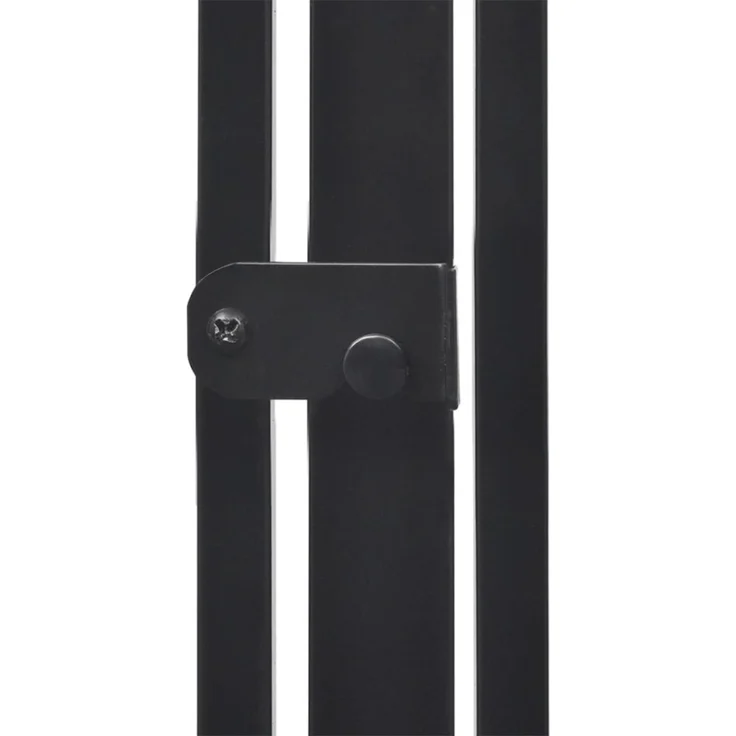 vidaXL Kaminschutzgitter für Tiere Stahl schwarz 242684 – Bild 5