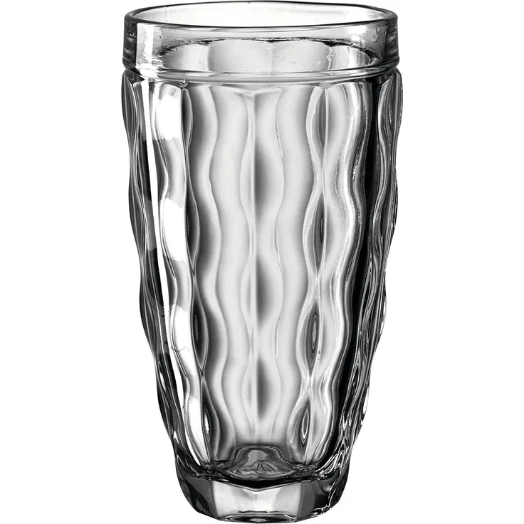Leonardo Trinkglas Brindisi, Wasserglas, Becherglas, Kalk-Natron Glas, anthrazit, 370 ml, 021605
