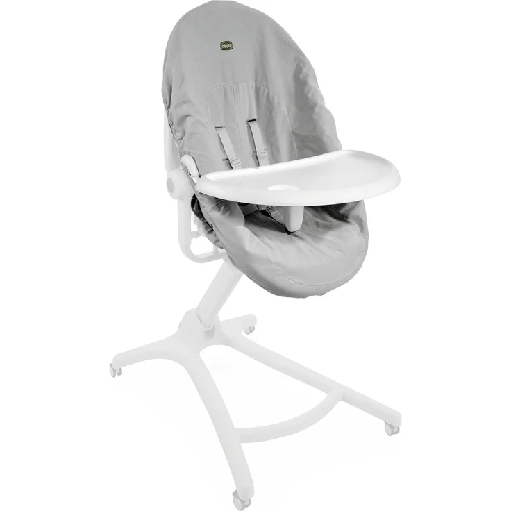 Chicco Mahlzeitenset für Baby Hug 4 in 1 (Hochstuhlschale + Frottierbezug) – Bild 1
