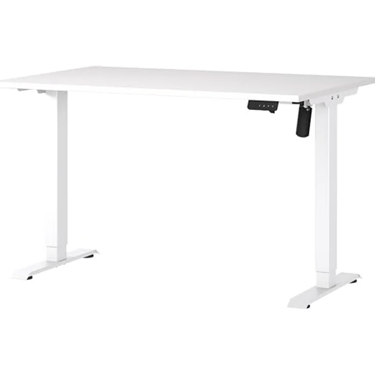 Germania Schreibtisch 8022-84, in Weiß, elektr. höhenverstellbar, 120 x 119 x 80 cm (BxHxT) – Bild 2