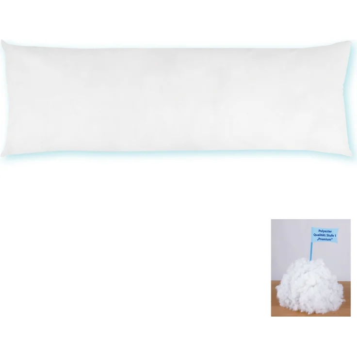 Arsvita Füllkissen Kissenfüllung mit Feder,Polyester Füllung 40 x 140 cm Polyester - Premiumfüllung – Bild 3