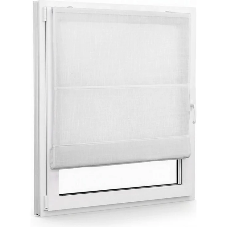 Victoria M. Raffrollo Ivora Premium Raffrollo 40x130cm Weiß Blickdicht, mit Faltenband, mit Bohren, freihängend, Abnehmbarer Stoff mit OEKO-TEX® Zertifizierung – Bild 2