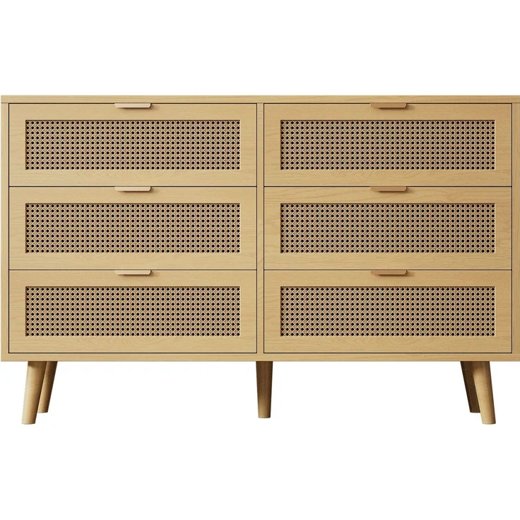 Kommode mit Schubladen, 120/40/76,5 cm, Schubladenkommode, Schubkastenkommode, Mehrzweckschrank – Bild 6