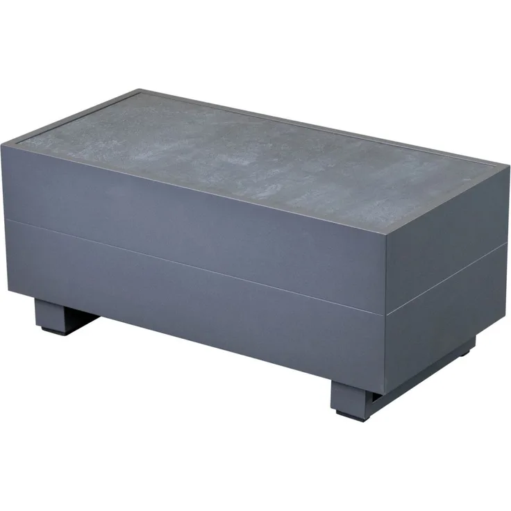 Inko Lounge-Tisch Pasadena Aluminium anthrazit 35x70 cm