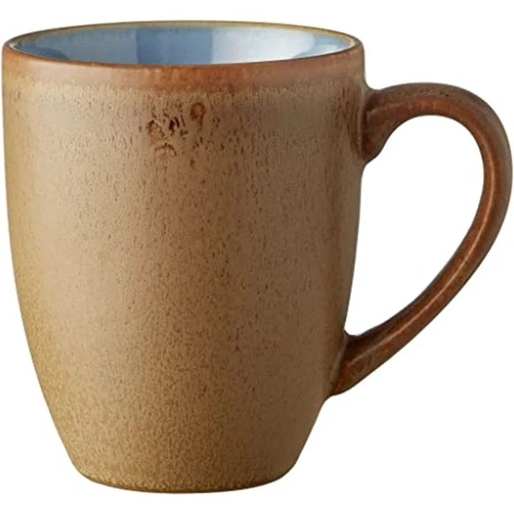 BITZ Kaffeetasse 300ml Wood Ocean 4er Set Set 0 3 l Blau Holz Steingut Becher Universal – Bild 2