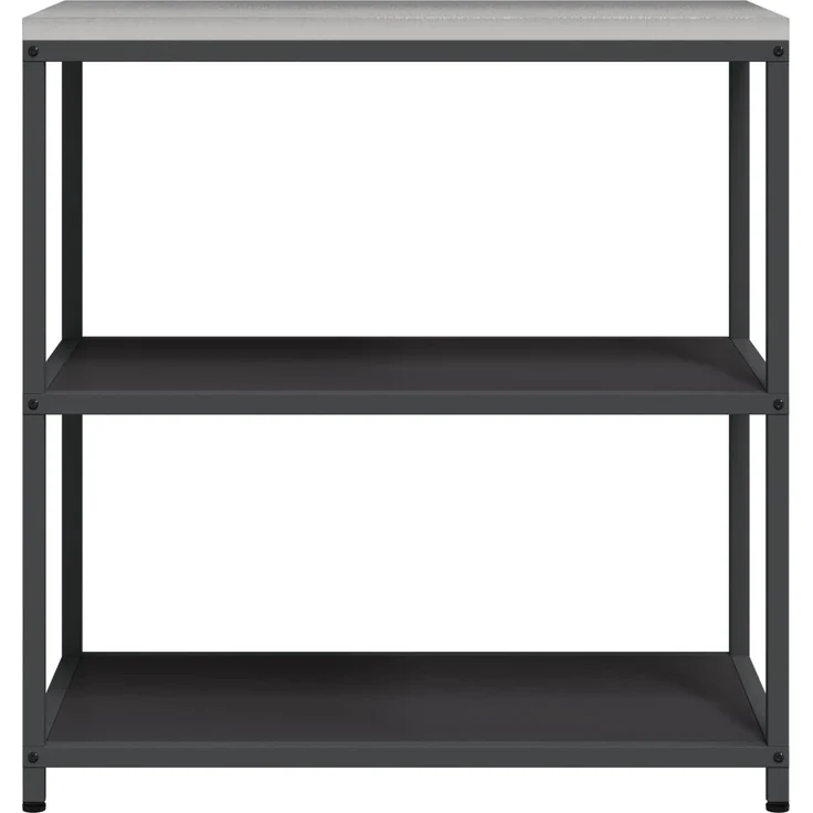 vidaXL Küchenaufbewahrung mit Regal Schwarz 60 x 50 x 92 cm Stahl 874954 – Bild 5