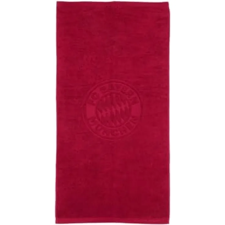 FC Bayern München Badetuch FC Bayern München Handtuch 50x100 cm (Bordeaux), 100% Baumwolle