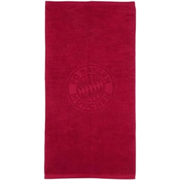 FC Bayern München Badetuch FC Bayern München Handtuch 50x100 cm (Bordeaux), 100% Baumwolle – Bild 1