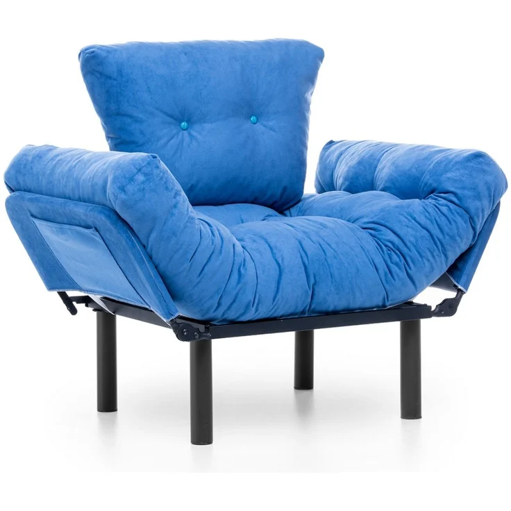 Hanah Home 'Nitta Single - Blue' Ohrensessel, Blau, 95 x 85 x 70 cm – Bild 4