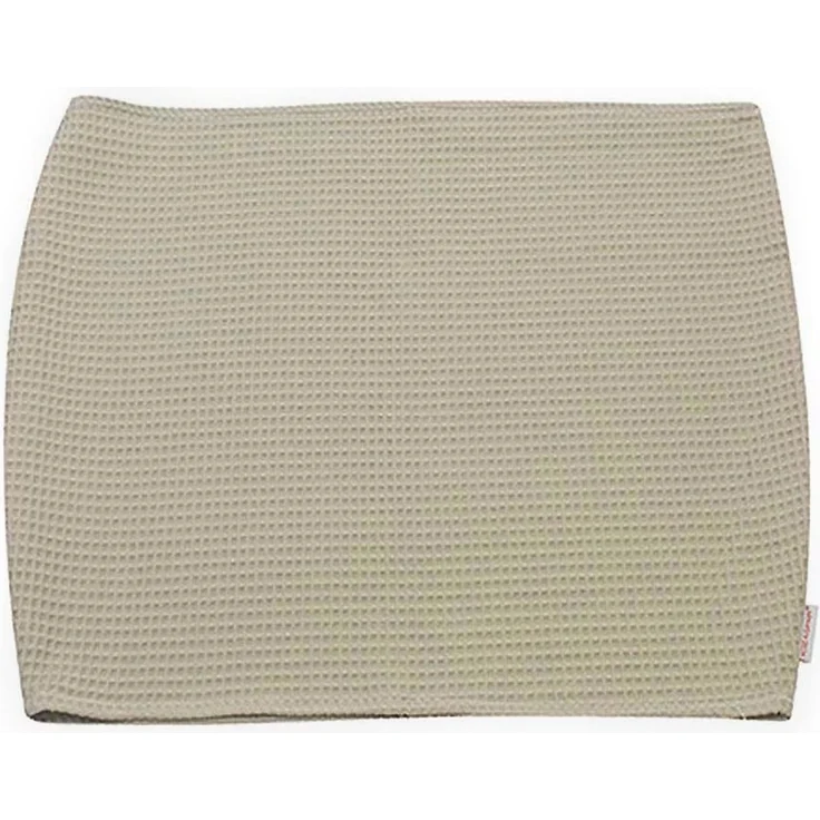 HOBEA-Germany Stillkissenbezug Baby Lagerungsbezug Waffelmuster taupe, 100% BIO Baumwolle – Bild 5