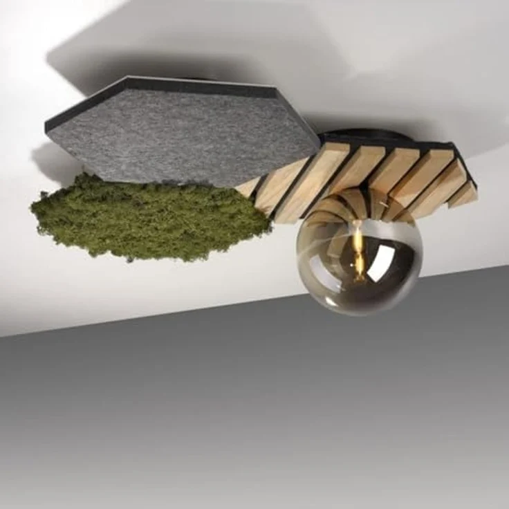 Licht-Erlebnisse Deckenleuchte RYLDON, ohne Leuchtmittel, Glas Mehrfarbig Rauchgrau G9 Kugel Schirm Modern – Bild 2