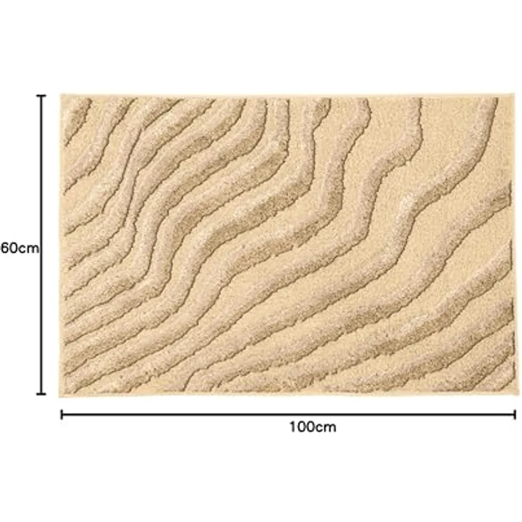 Kleine Wolke Badteppich Terrace | 60x100 cm | sandbeige – Bild 3
