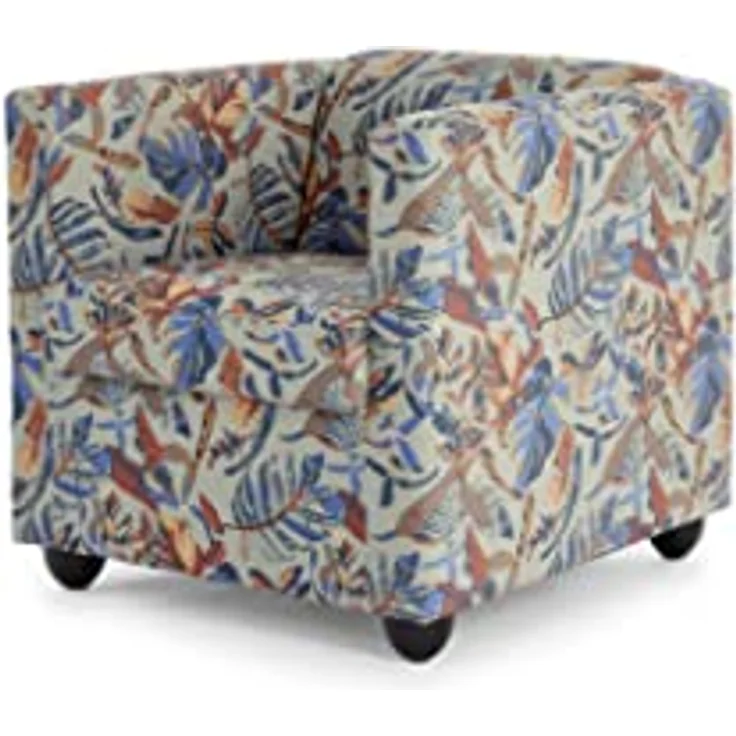 LOOKS by Wolfgang Joop Looks I Designer Sessel mit Federkern, Holzwerkstoff, grau Gemustert, 72 x 71 x 75 cm – Bild 5