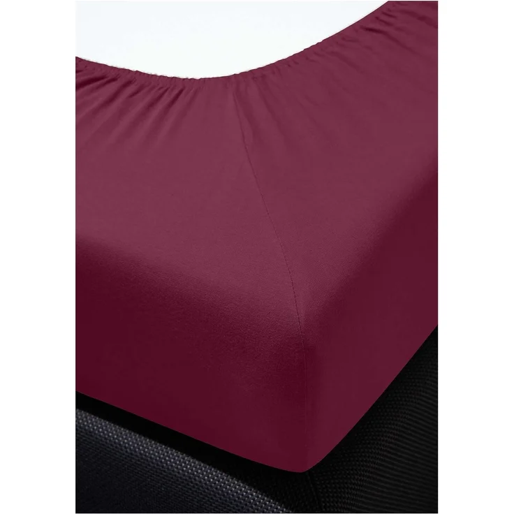 Irisette Premium Stretch Betttuch Royal 0003 weinrot 150x200 cm 3-65 weinrot – Bild 3