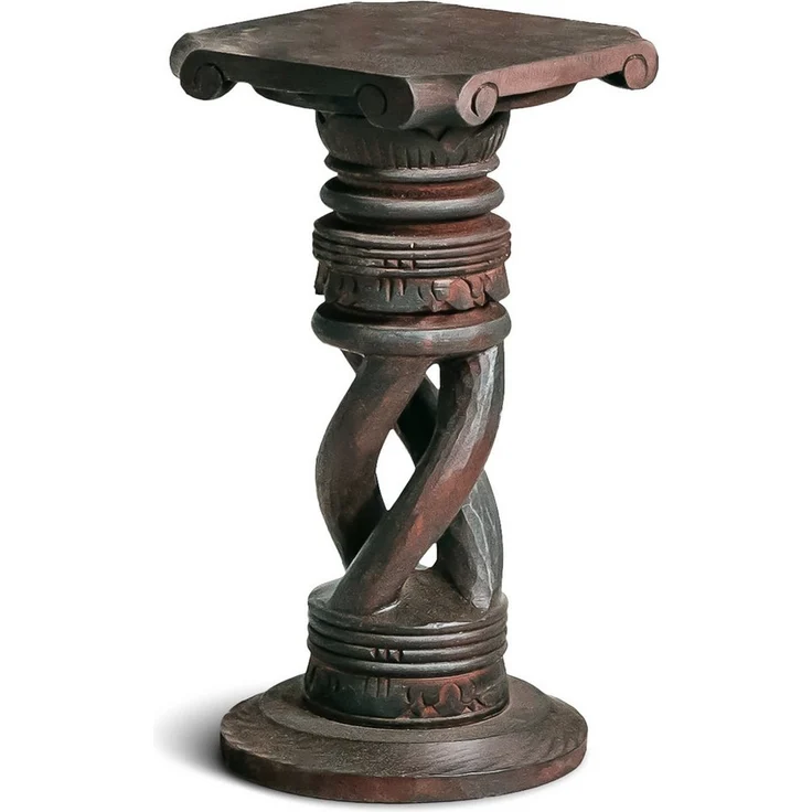 livasia Dekosäule Balinesische Säule aus Holz, gedreht, handgefertigt – Bild 1