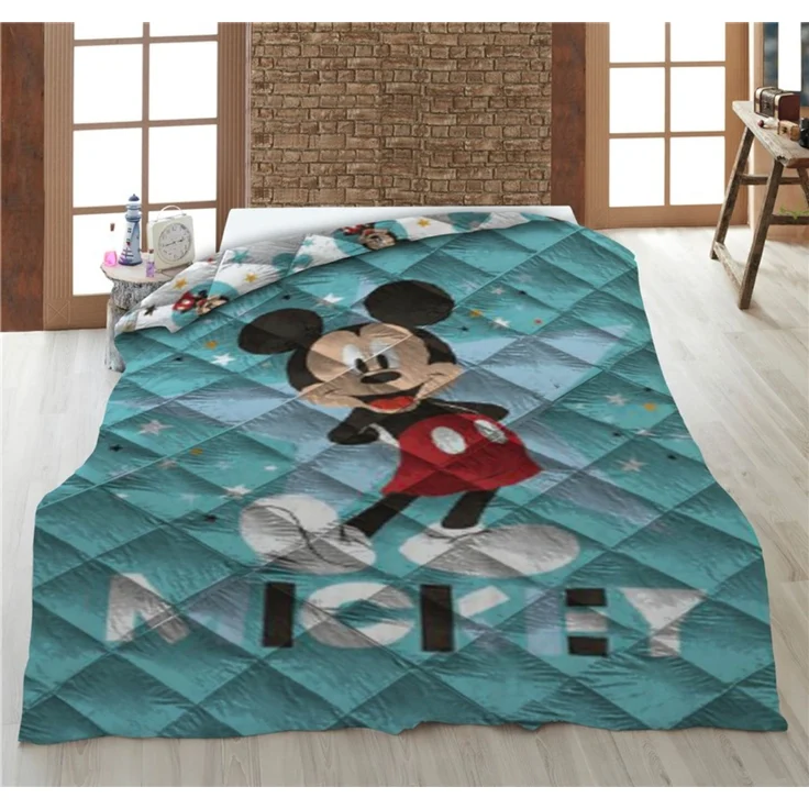 Disney Mickey Mouse Bettdeckenbezug 140 × 200 cm Schlafzimmer und Kinderzimmer – Bild 2