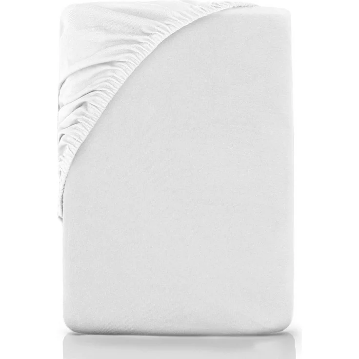 NatureMark Mikrofaser Spannbettlaken – weich, atmungsaktiv und pflegeleicht – hautfreundlich – 90x200 cm, Weiß – Bild 5