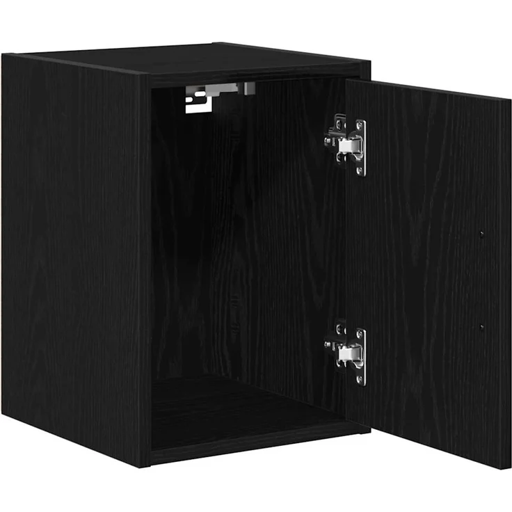 vidaXL Garagen-Wandschrank Schwarz Holzwerkstoff 860609 – Bild 4