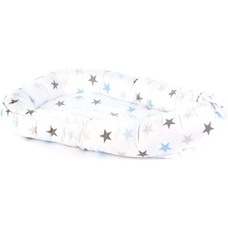 Multifunktionale Kuschelnest Babynest Kokon für Babys und Säuglinge, Nestchen, Reisebett, 100% Baumwolle, antiallergisch