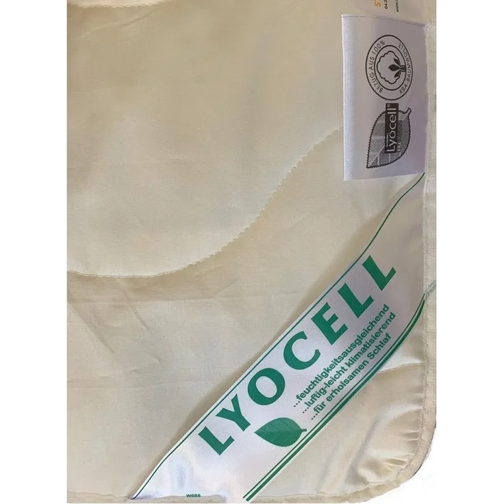 Garanta Naturfaserbettdecke Sommerdecke super leicht Lyocell Tencel kbA kontr bio Anbau 100% Natur, Füllung: Lyocell Tencel, Biologisch