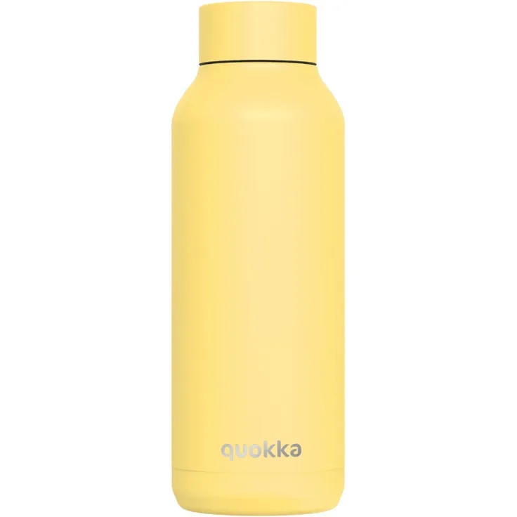 Quokka Pastel Gelb Thermo Trinkflasche aus Edelstahl 510 ml Isolierflasche für Alltag