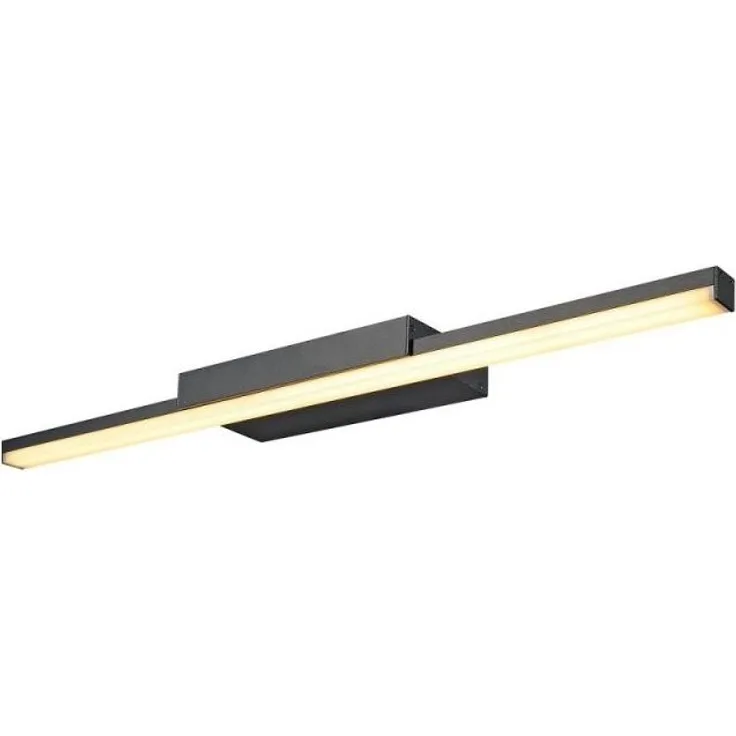 SLV No. 1003506 GLENOS 60 Spiegelleuchte schwarz LED switch 3000 4000K