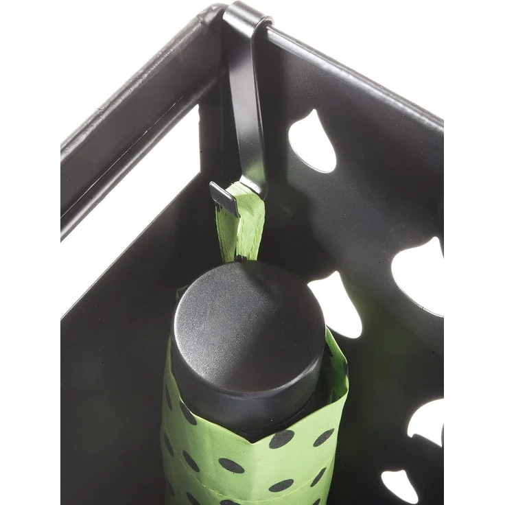 Kobolo Schirmständer Regenschirmständer UMBRELLA aus Metall schwarz – Bild 4