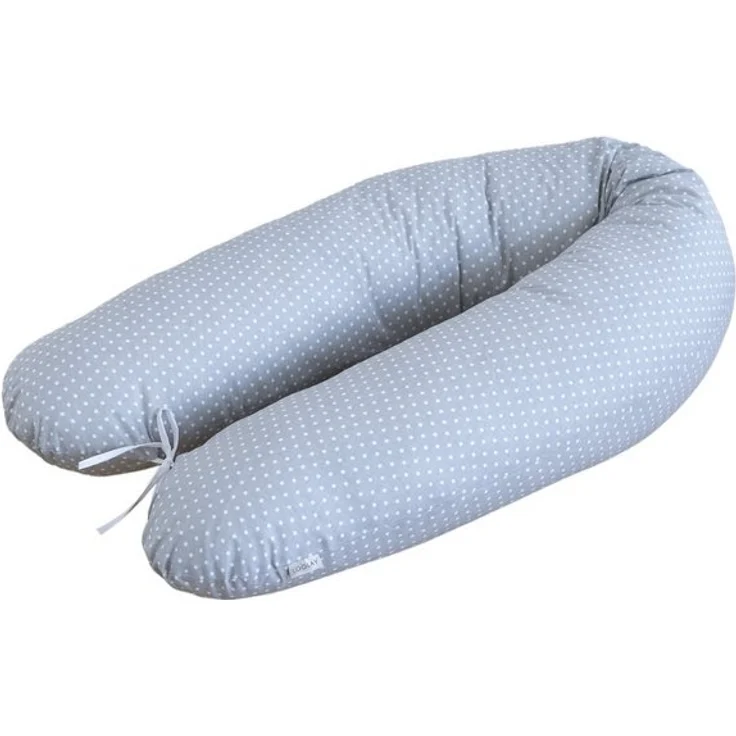 Loolay Seitenschläferkissen M/ L oder L/ XL Schwangerschaftskissen Stillkissen Schlafen Kissen, M/ L oder L/ XL Lagerungskissen + 100% Baumwolle Bezug 170 und 190 cm, Standard & X-LARGE Kissen SUPER Geschenk für Schwangern Seitenschläfer, LOOLAY® - 100... – Bild 4