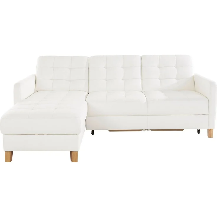 exxpo - sofa fashion Ecksofa Elio, kompakt, bequem & zeitloses Design, Breite 217cm, L-Form, wahlweise mit Bettfunktion – Bild 2