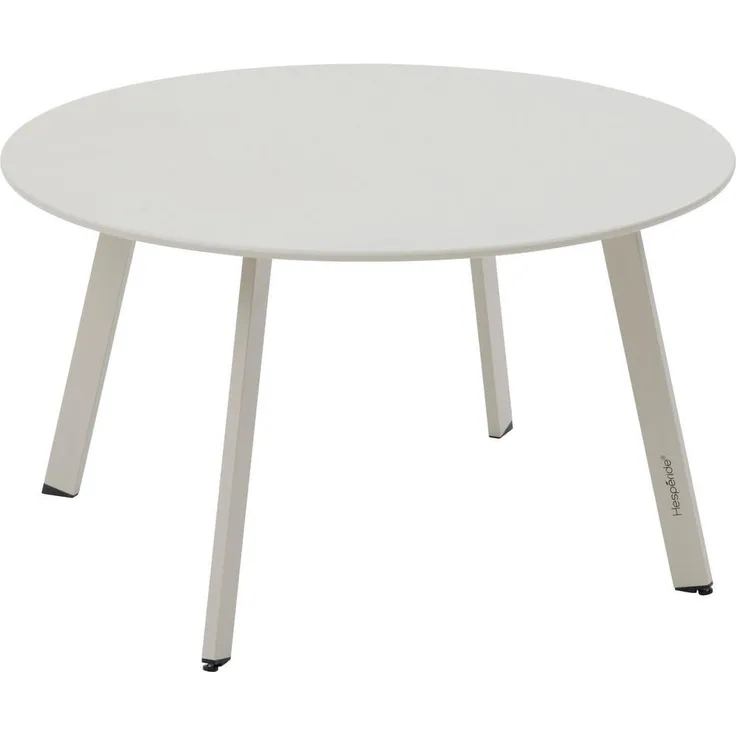 XXXL Gartentisch Saona, Creme, Metall, 70x40 cm, wetterbeständig, minimalistisches Design