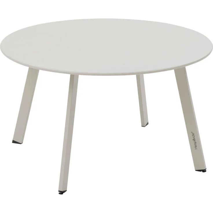 XXXL Gartentisch Saona, Creme, Metall, 70x40 cm, wetterbeständig, minimalistisches Design