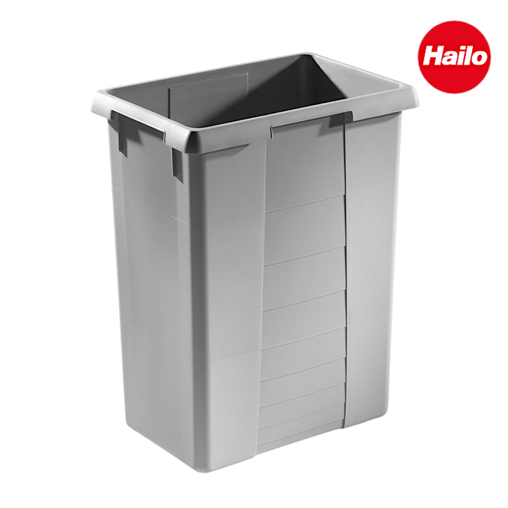 Hailo Inneneimer 1080369 hellgrau 40 LMülleimer für Easy Cargo Abfallsammler – Bild 2