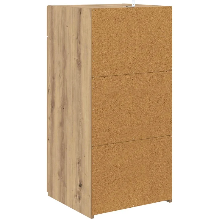 vidaXL Sideboard Artisan-Eiche 45 x 42,5 x 93 cm Holzwerkstoff 883148 – Bild 8