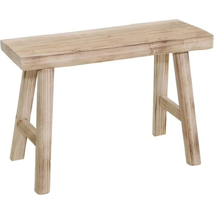 Spetebo Blumenhocker Holz Bank natur (rechteckig, 1 St, x Hocker), zur Dekoration mit Topfpflanzen aller Art – Bild 4