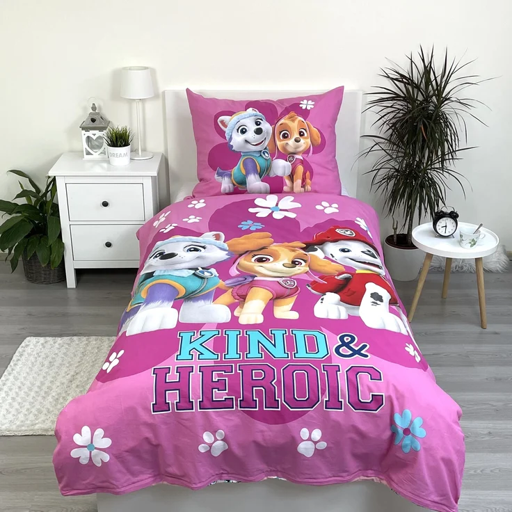 Paw Patrol Design Kuschelige Bettwäsche Baumwolle, 140x200 cm & 70x90 cm – Bild 2