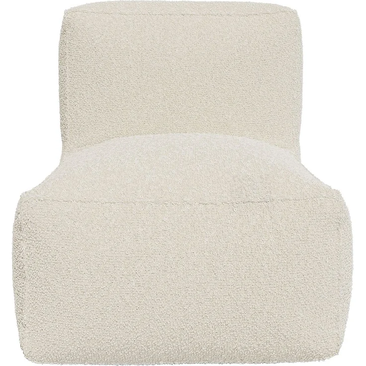 Vente-unique - Sessel - Bouclé-Stoff - Cremeweiß - NOUMARA – Bild 2