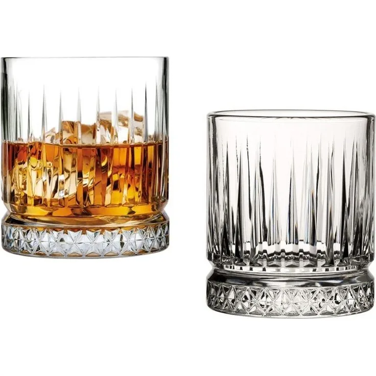 Pasabahce Whiskyglas, 4-teilige Profi-Packung, Modell Elysia CL 21 Groesse cm 8,5h diam. 7,3 Wassergläser