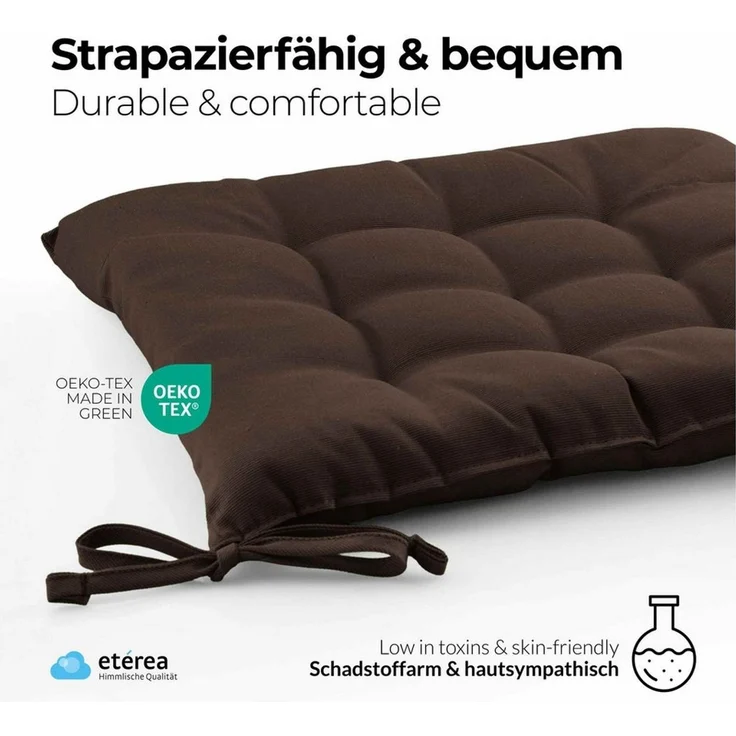 etérea Himmlische Qualität Sitzkissen etérea Sitzkissen Stuhlkissen Basic Auflage und – Bild 2