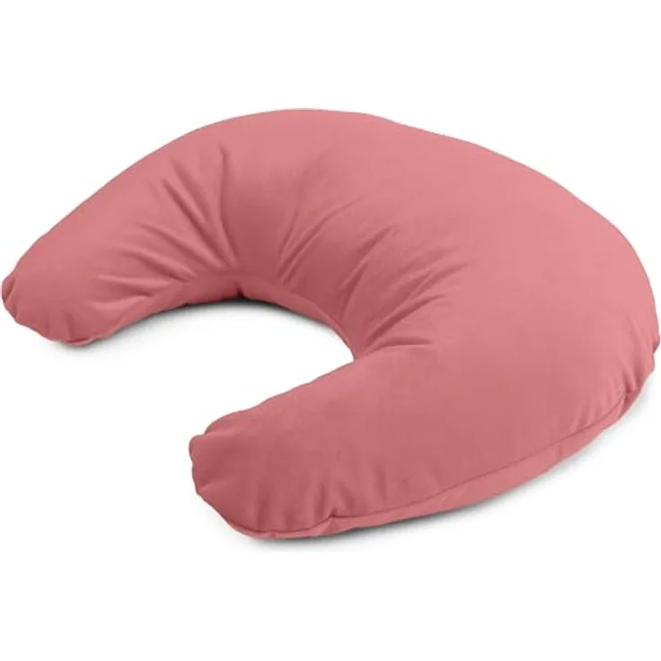 Amilian Stillkissen - Stillmond - Schwangerschaftskissen - Lagerungskissen, pregnancy pillow - Stillhörnchen - Seitenschläferkissen, mit abnehmbarem Bezug